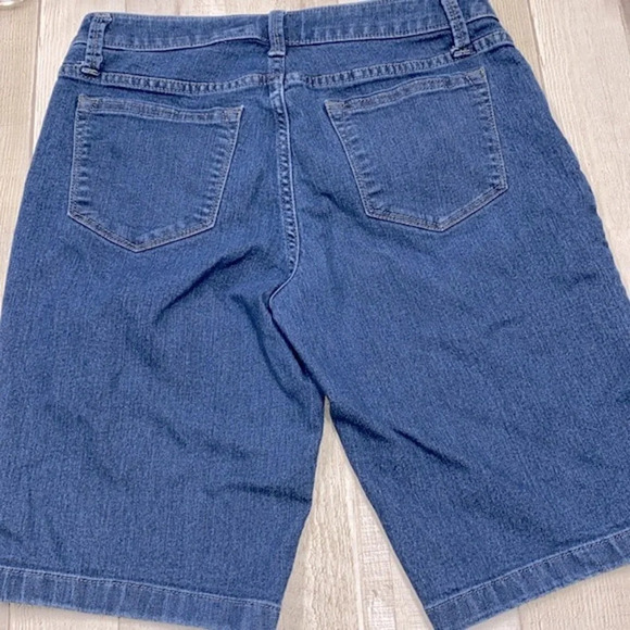 Riders by Lee mid rise Bermuda denim shorts size 6 - Picture 5 of 5
